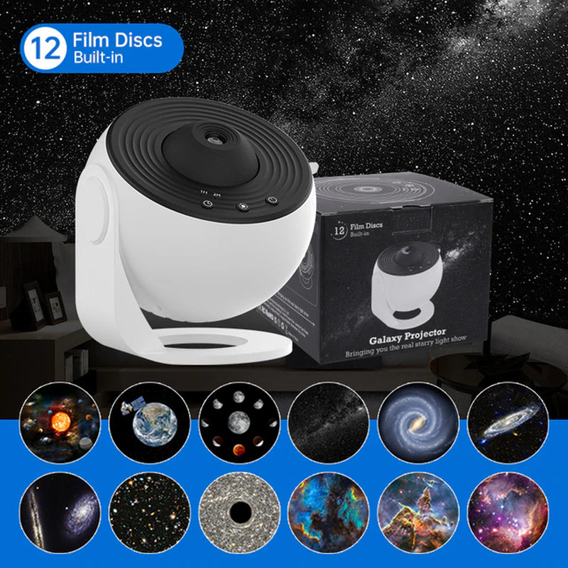 Night Light Galaxy Projector